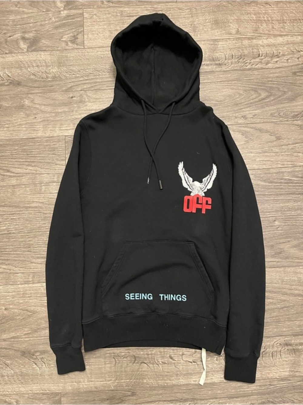 OFF WHITE Eagle 'Seeing Things'  Hoodie - Pullover